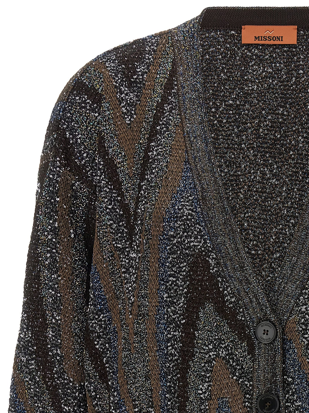 Sequin zigzag cardigan 3