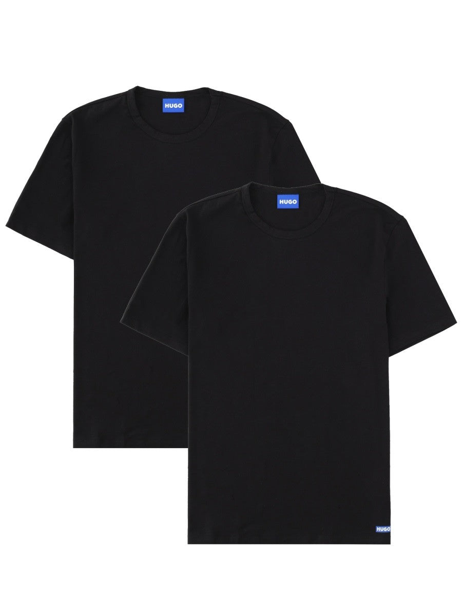 SET DA DUE T-SHIRT CON LOGO