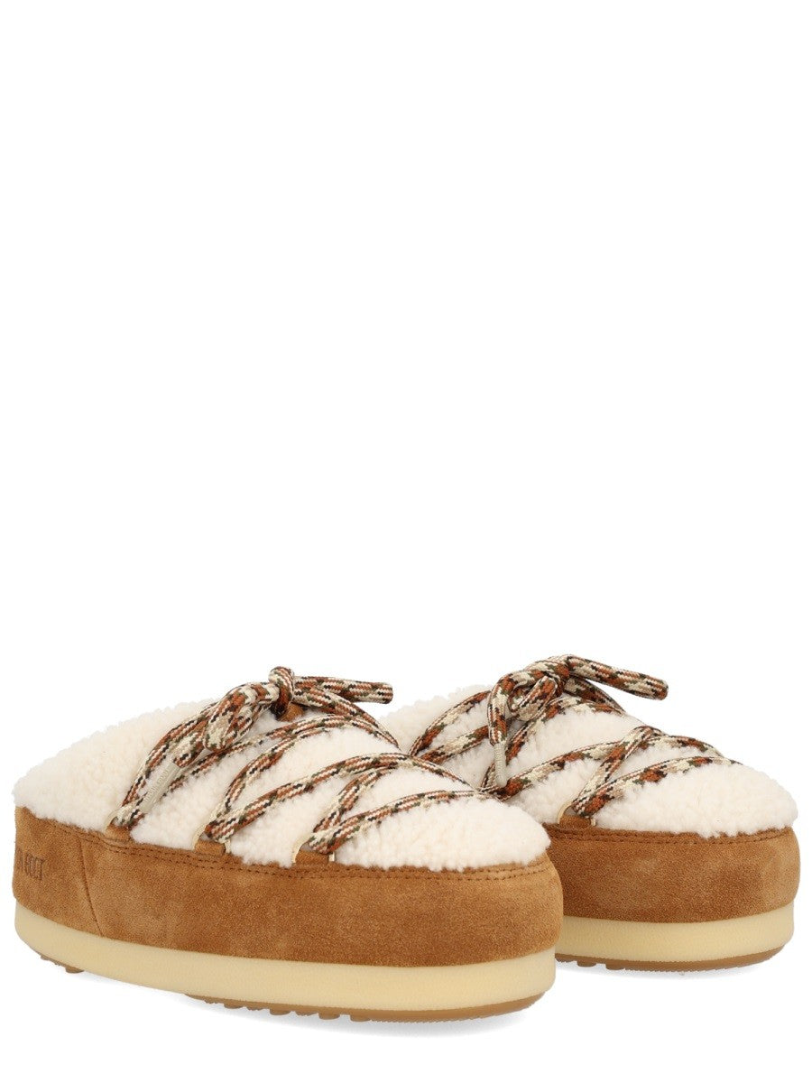 SHEARLING "EVX" MULES 2
