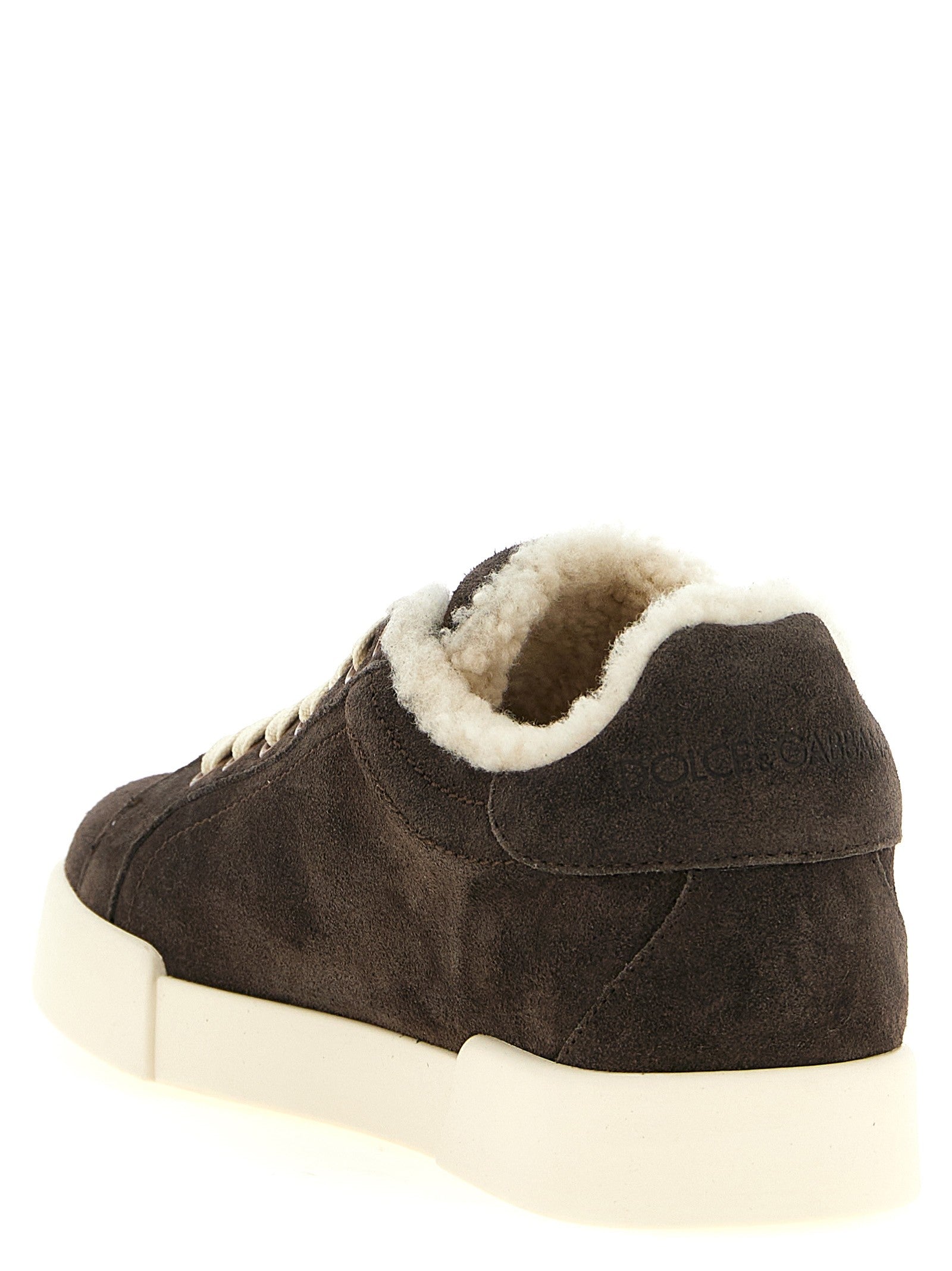 Shearling low.top sneakers 3