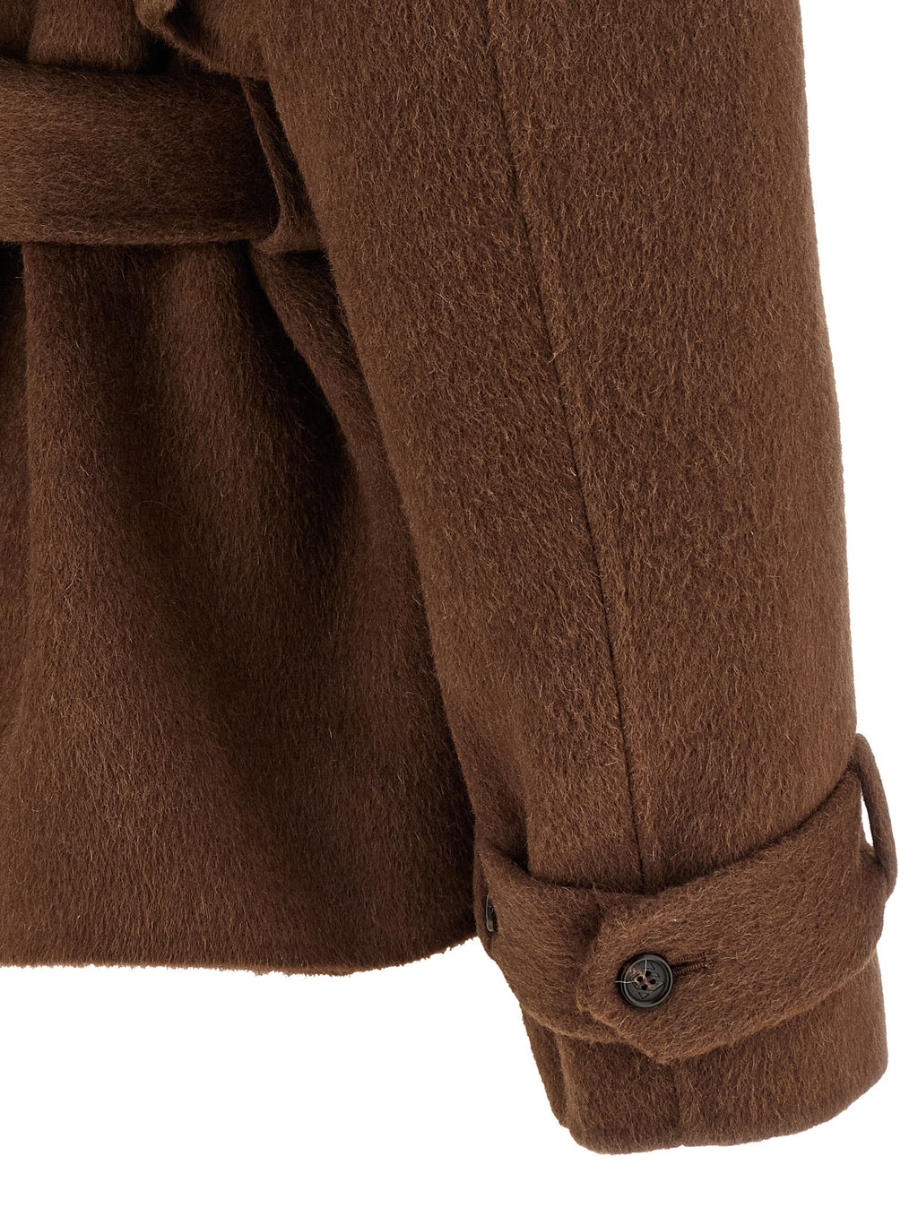 Shearling neck coat 4
