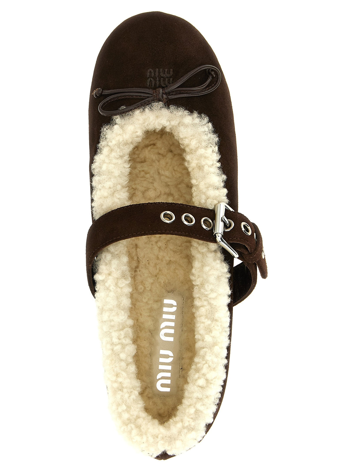 Sheepskin ballet flats 4