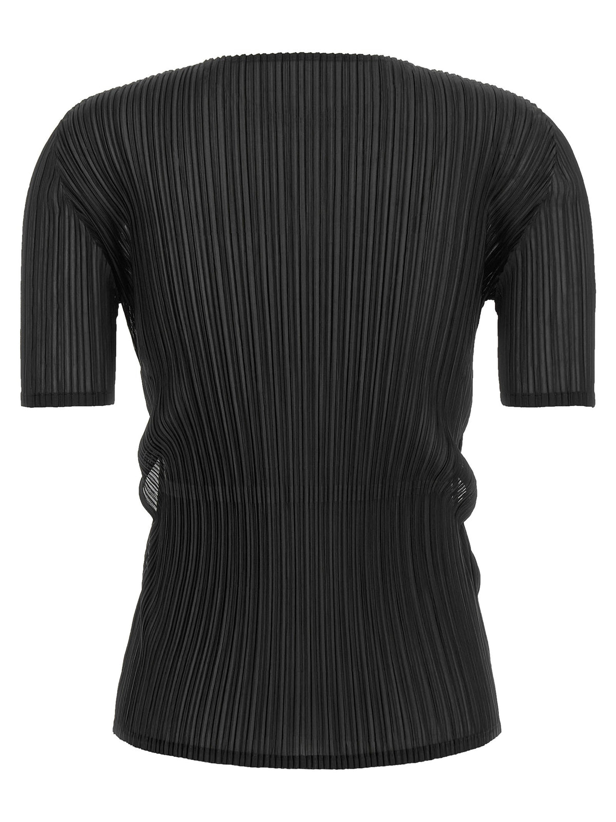 'Sheer Slit Pleats' top 2