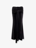 Shiny microfiber skirt with satin effect