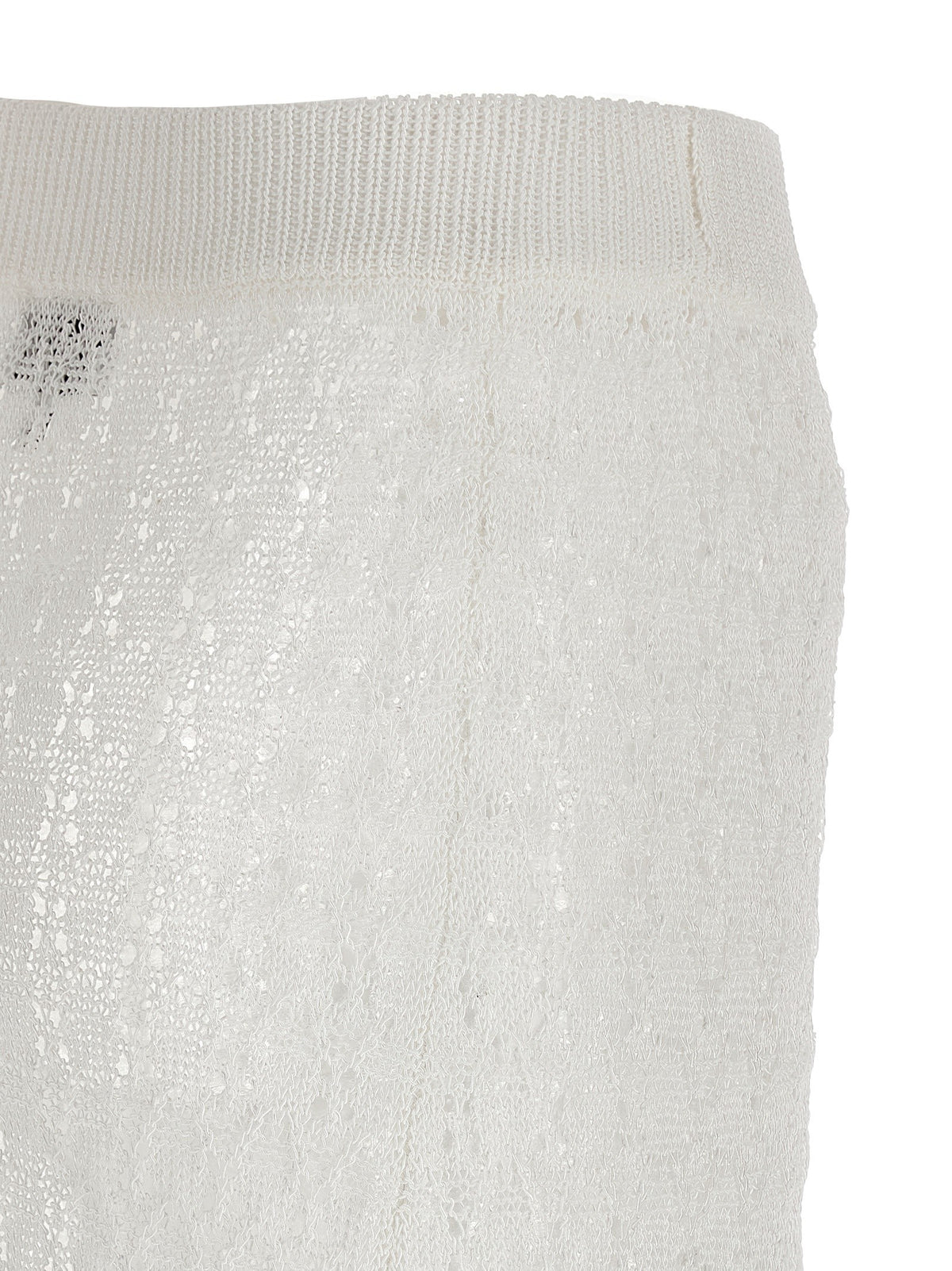 'Shiny Pointelle Knit' skirt 4