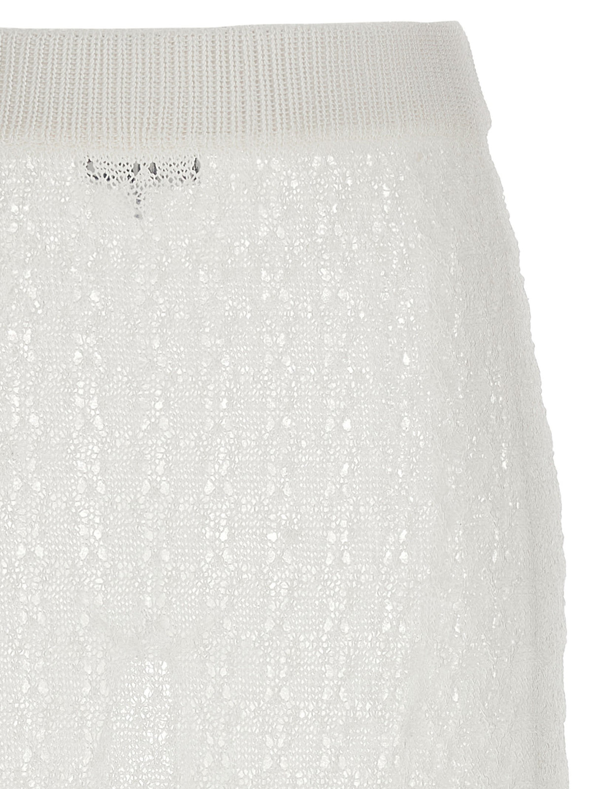 'Shiny Pointelle Knit' skirt 3