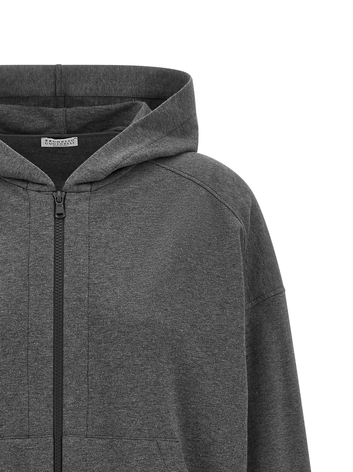 'Shiny Trims' hoodie 3