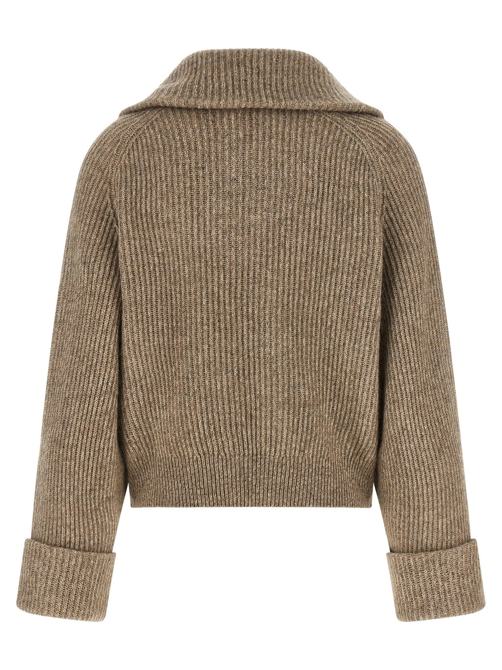 'Shiny Zipper Pull' cardigan 2