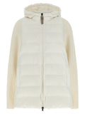 'Shiny Zipper Pull' down jacket
