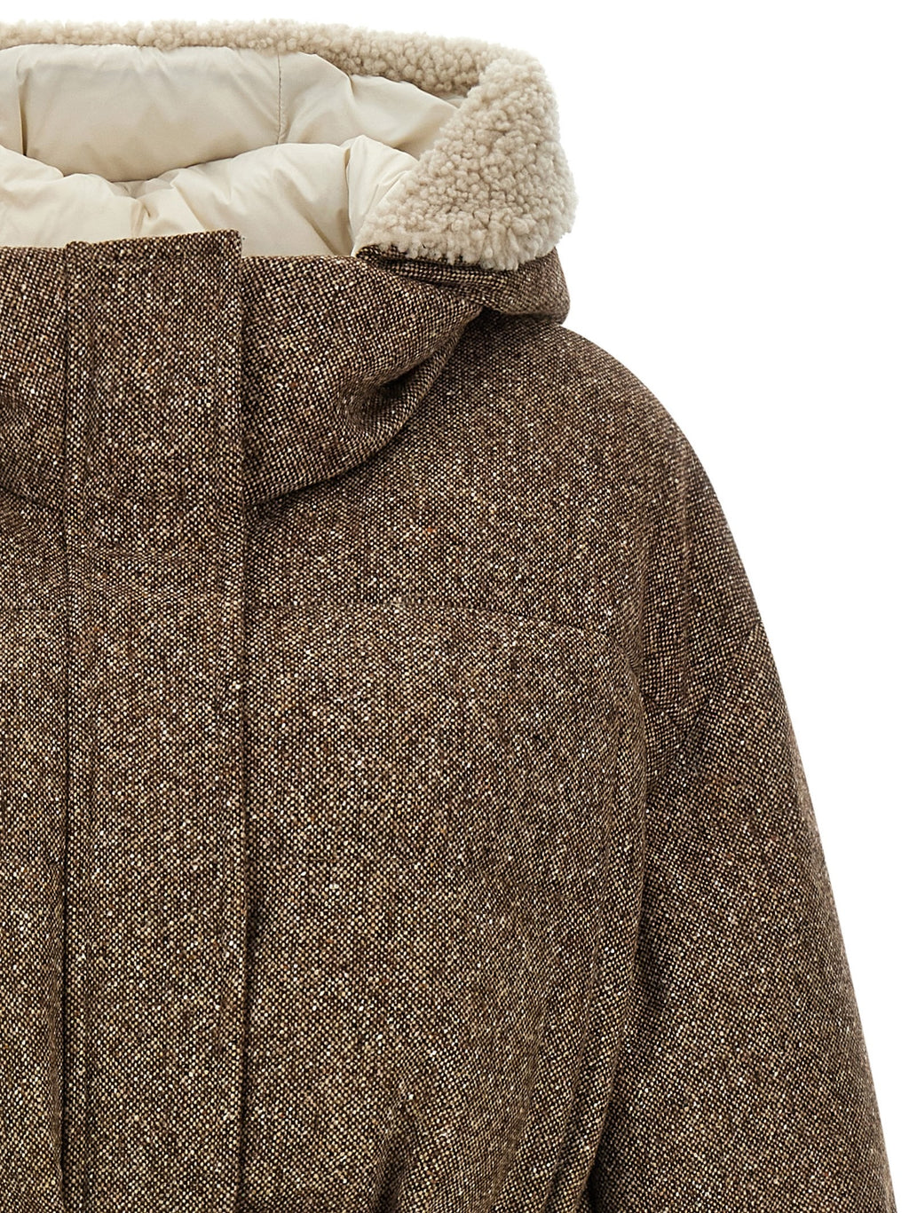 'Shiny Zipper Pull' down jacket 3