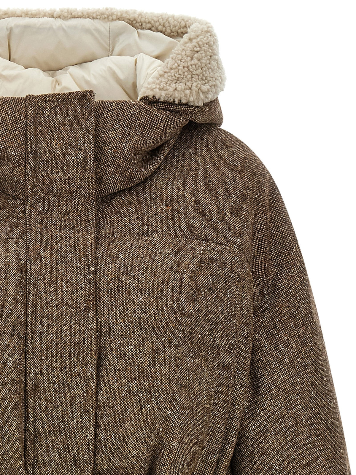 'Shiny Zipper Pull' down jacket 3