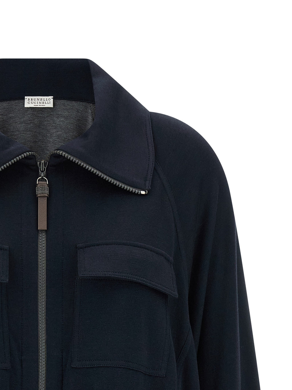 'Shiny Zipper Pull' sweatshirt 3
