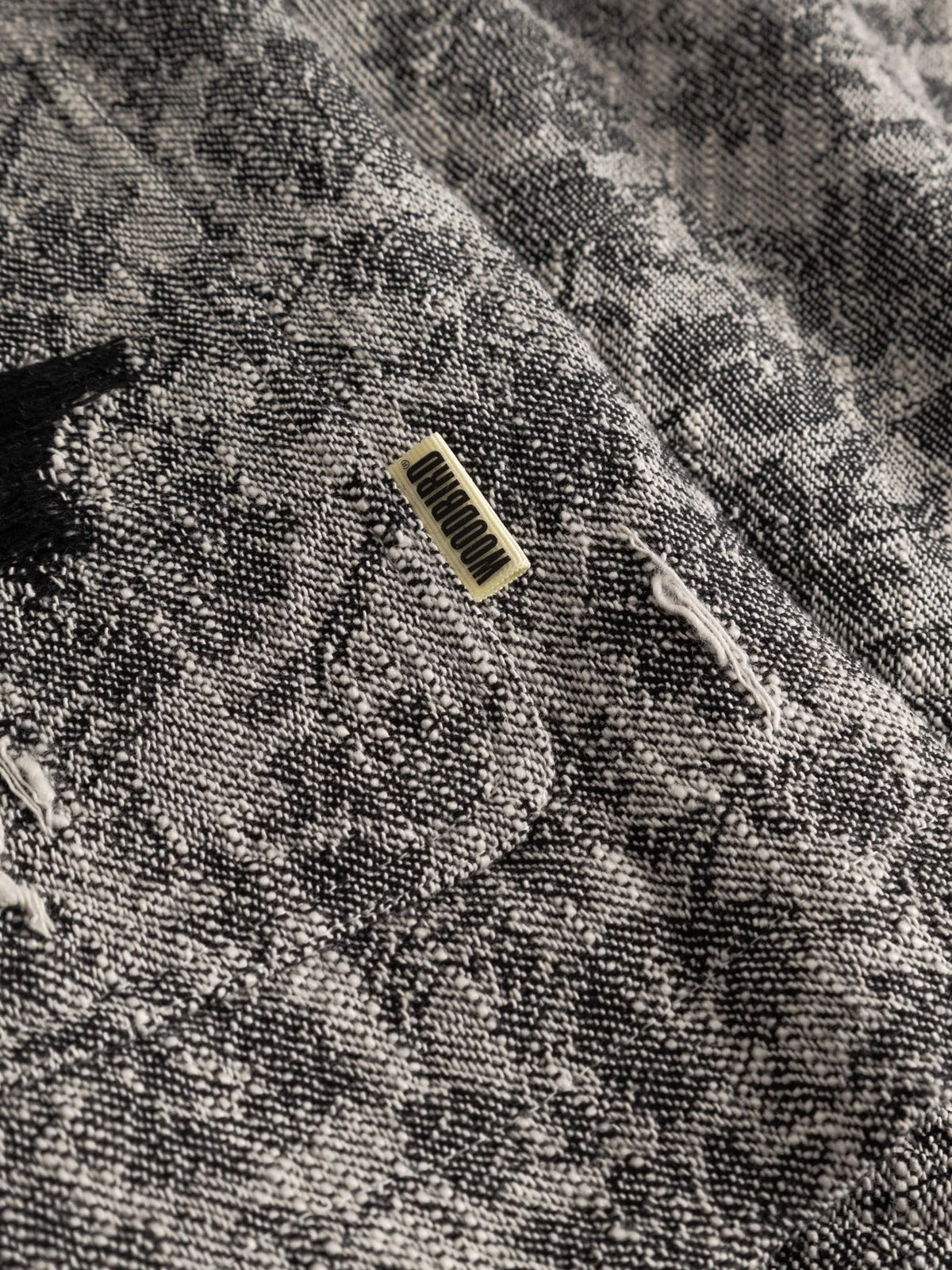 Shirt jacket with melange inlay 3
