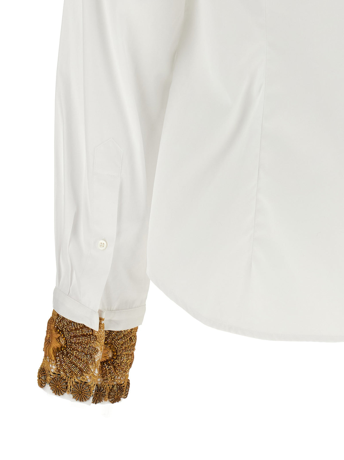 Shirt with embroidered cuffs 5