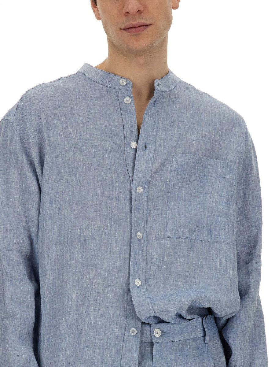 SHIRT WITH MANDARIN COLLAR 4