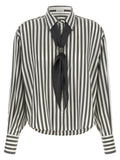 Shirt with scarf