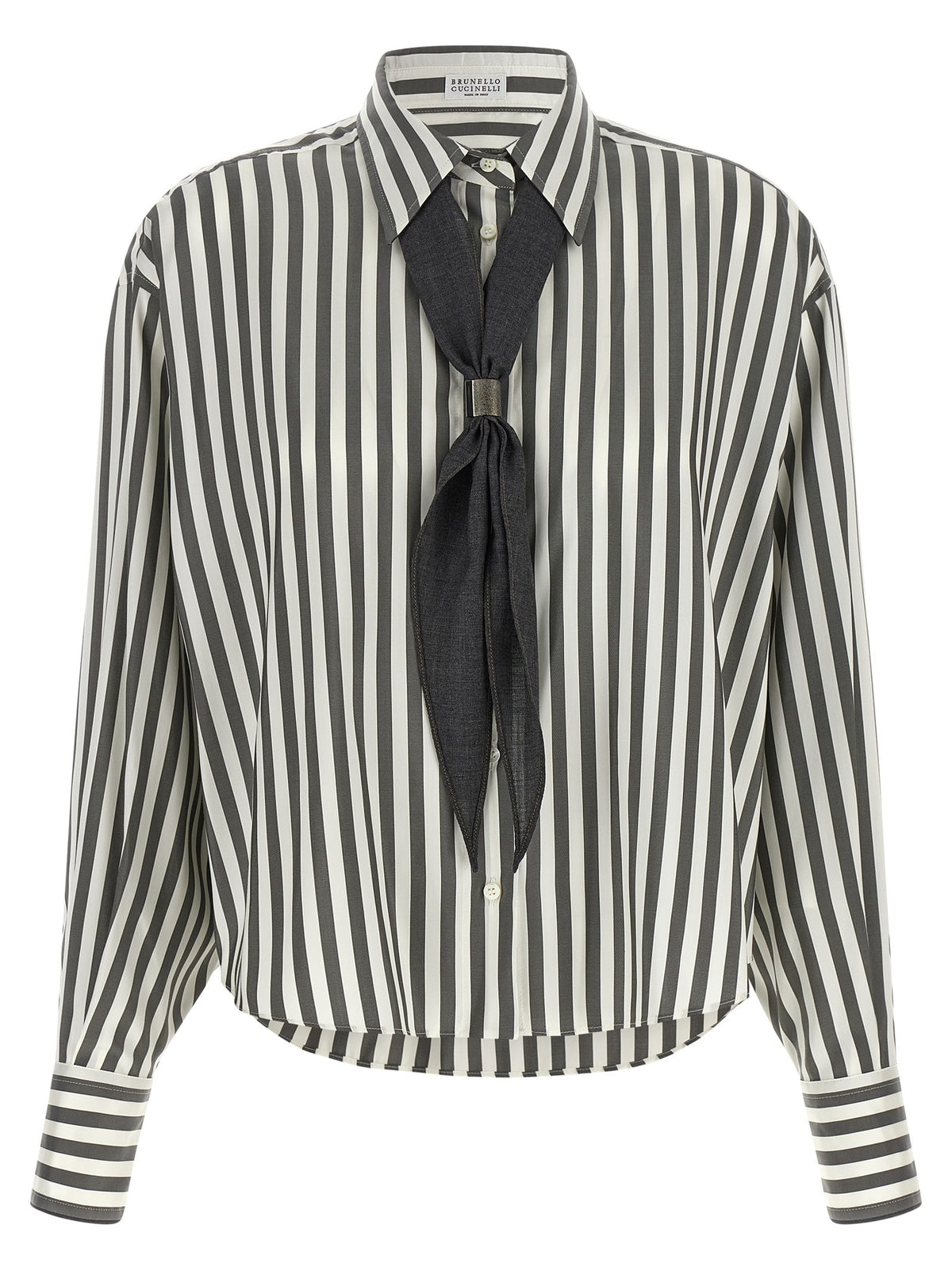 Shirt with scarf
