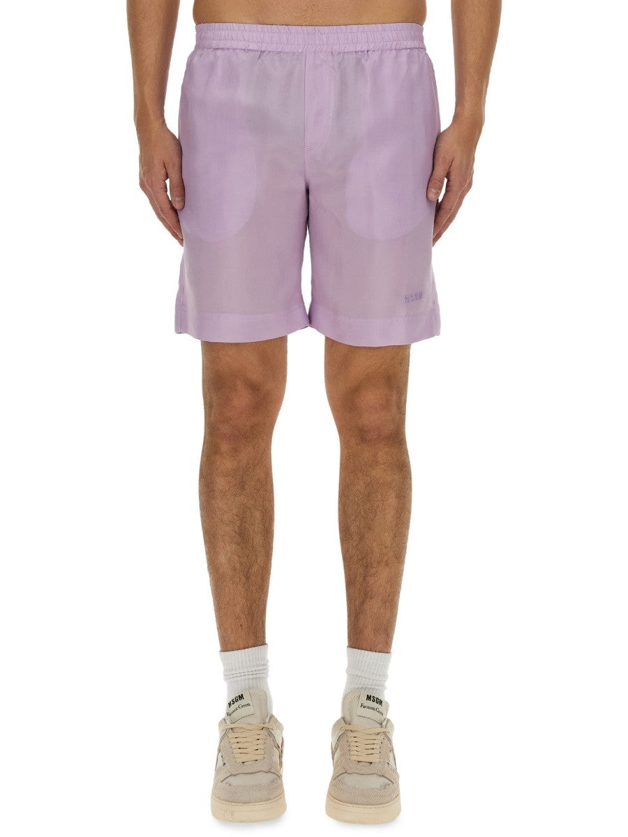 SHORT WITH LOGO
