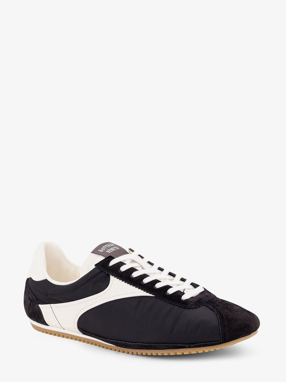 Shot leather and nylon sneakers 2