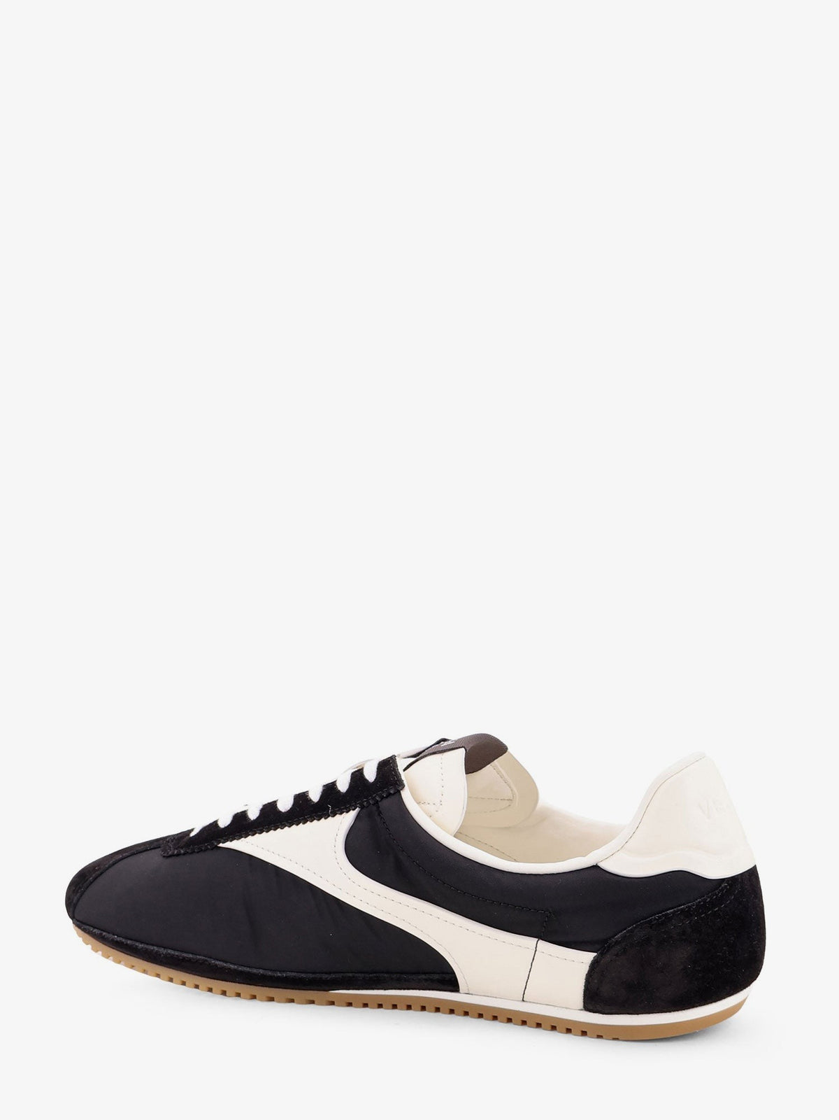 Shot leather and nylon sneakers 3