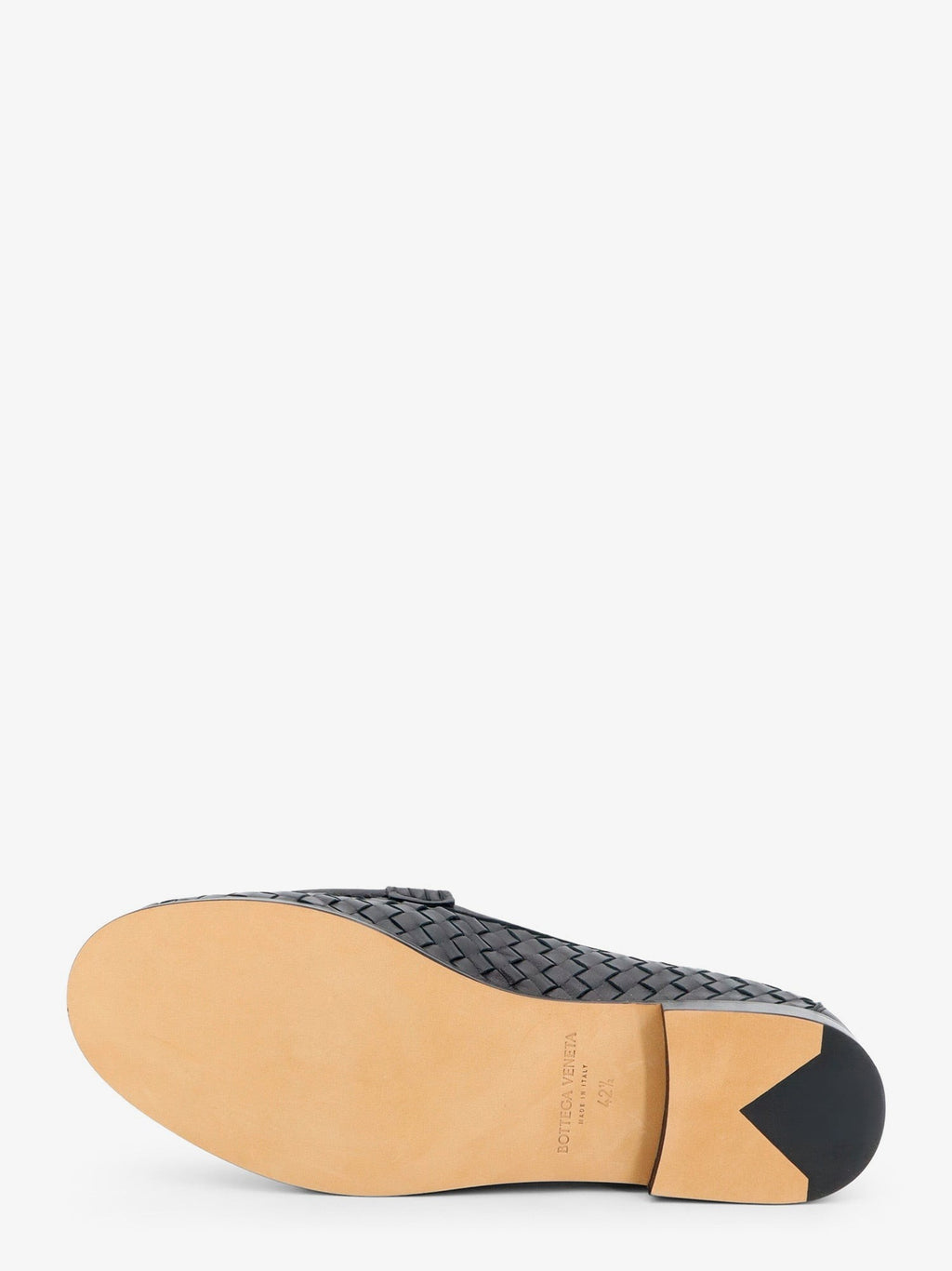 Silenzio leather loafers with Intrecciato motif 4