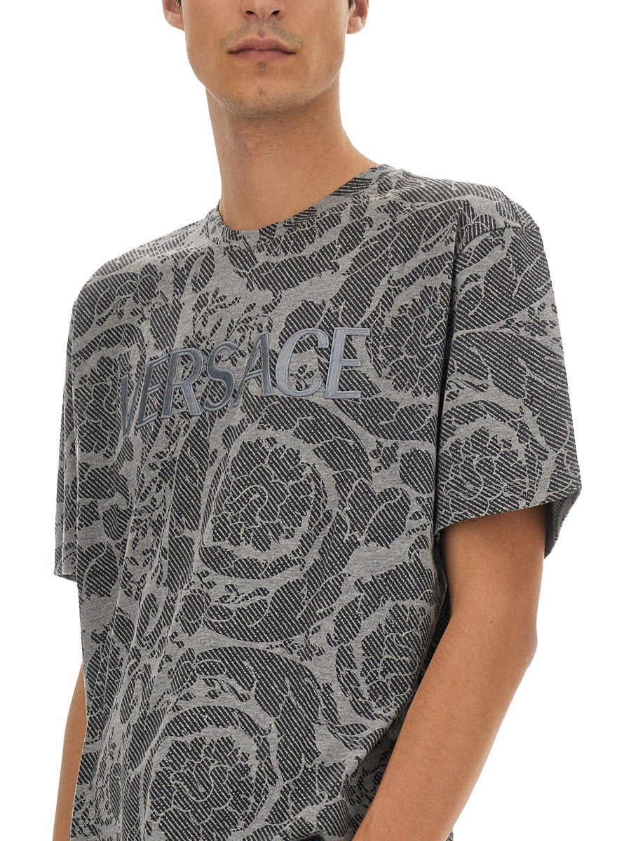 SILHOUETTE BAROQUE LOGO T-SHIRT 5