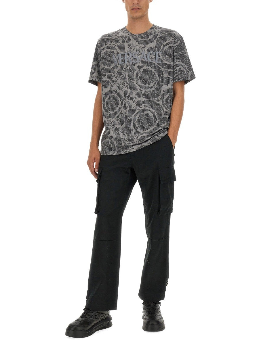SILHOUETTE BAROQUE LOGO T-SHIRT 2