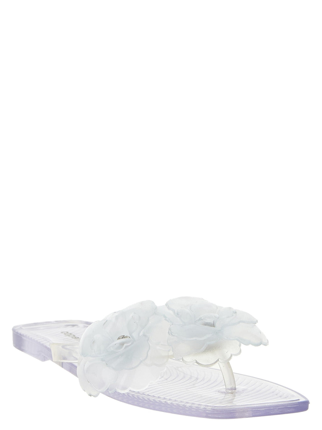'Silicone Flower Flat' sandals 2