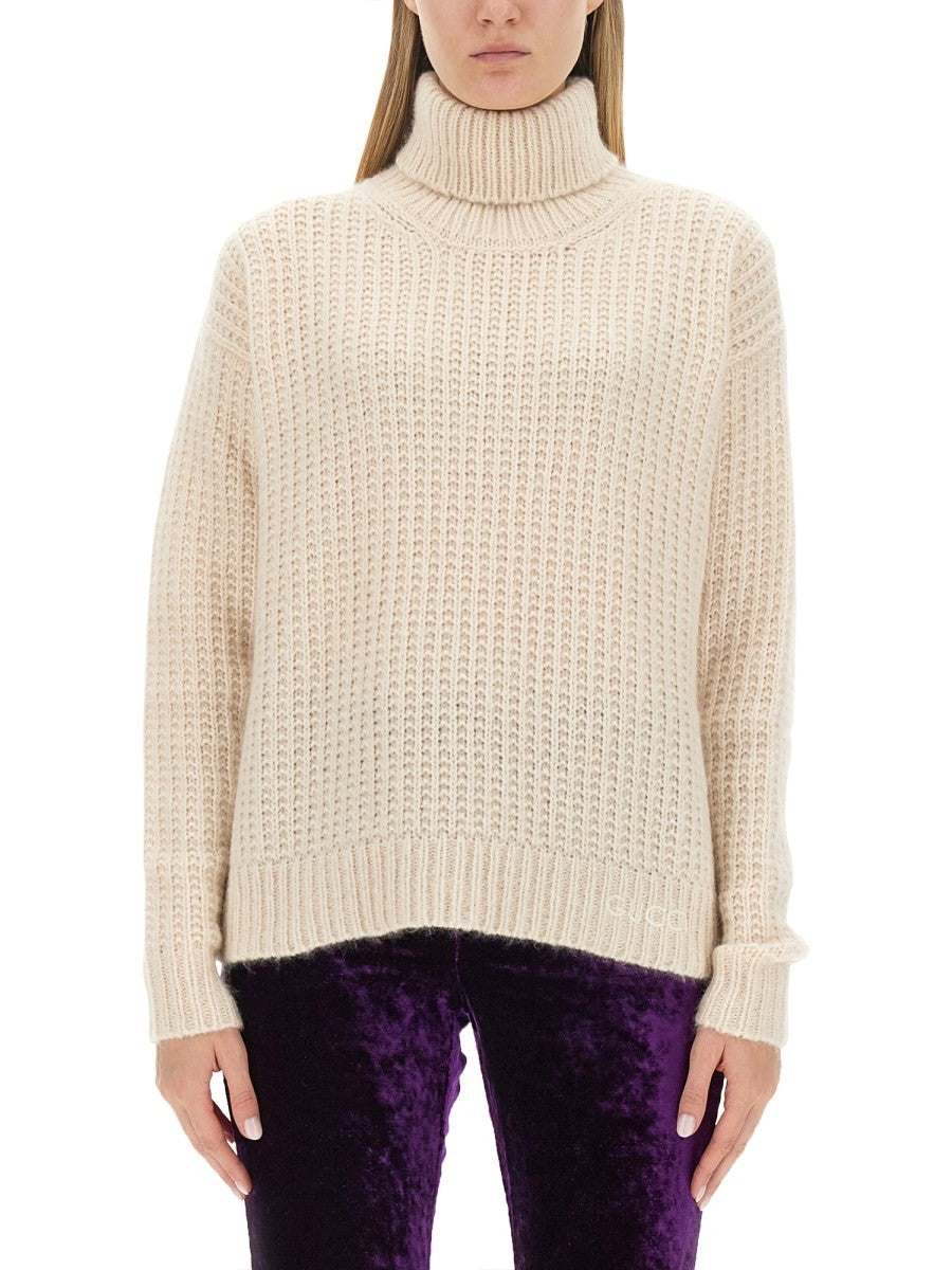 SILK AND CASHMERE TURTLENECK SWEATER