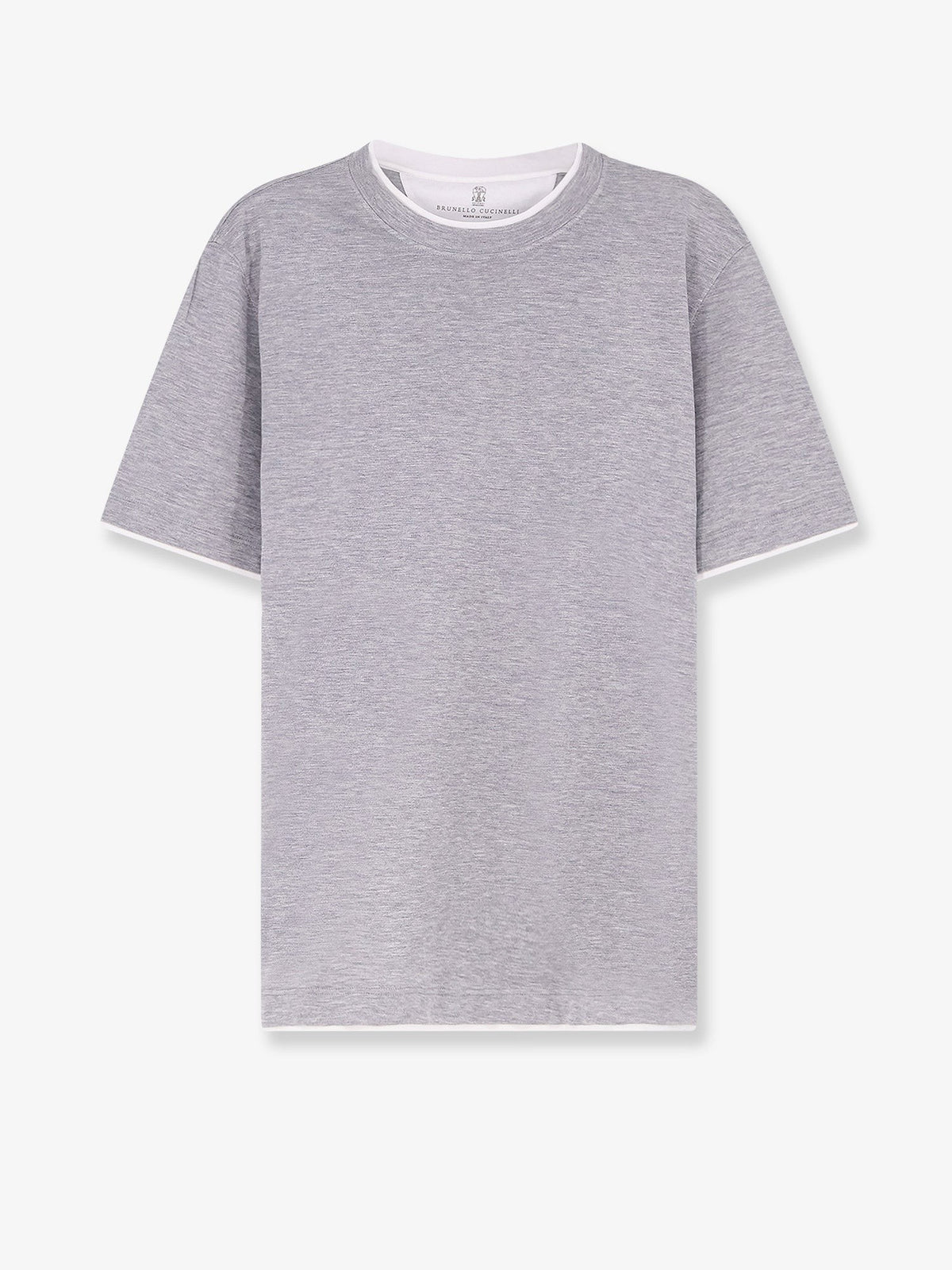 Silk and cotton blend T-shirt