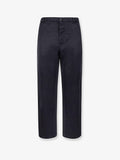 Silk blend trousers