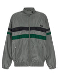 Silk blouson tec