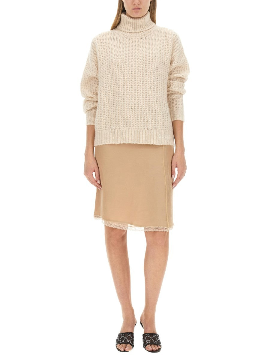 SILK CHIFFON SKIRT 4