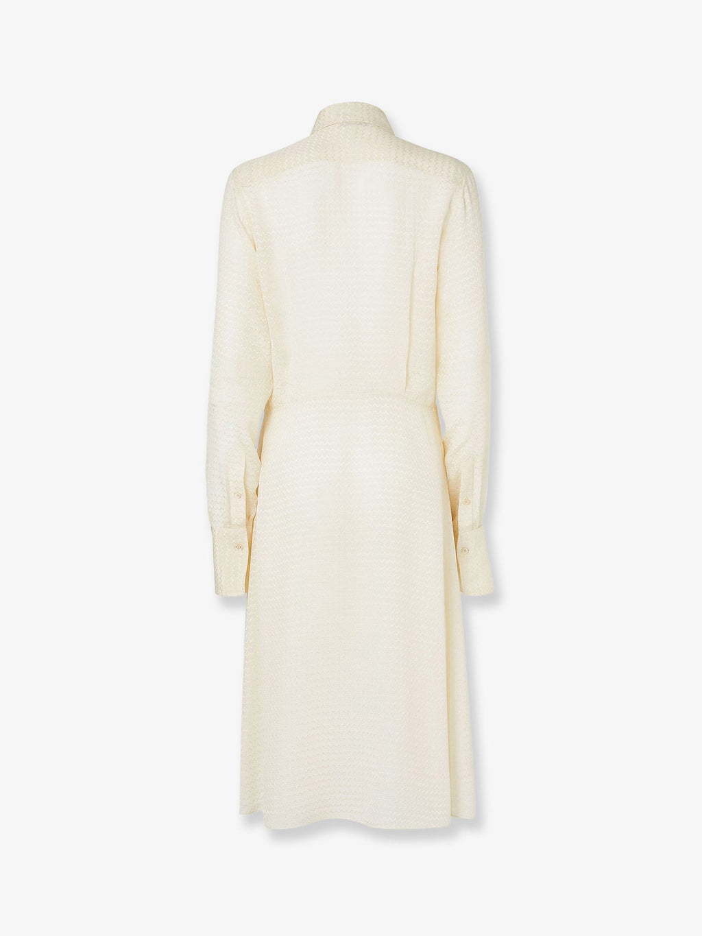 Silk jacquard Chemisier dress 2