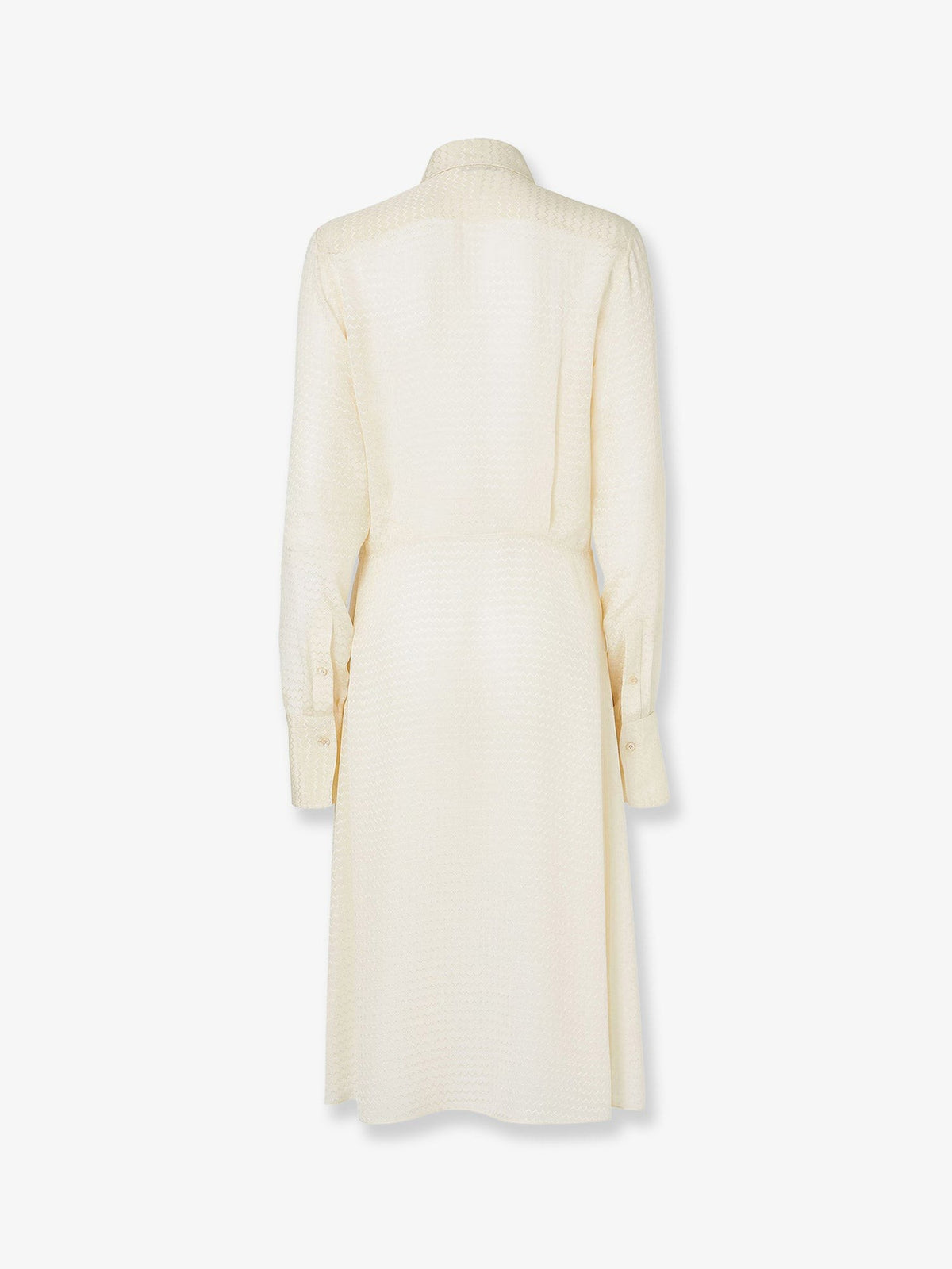 Silk jacquard Chemisier dress 2