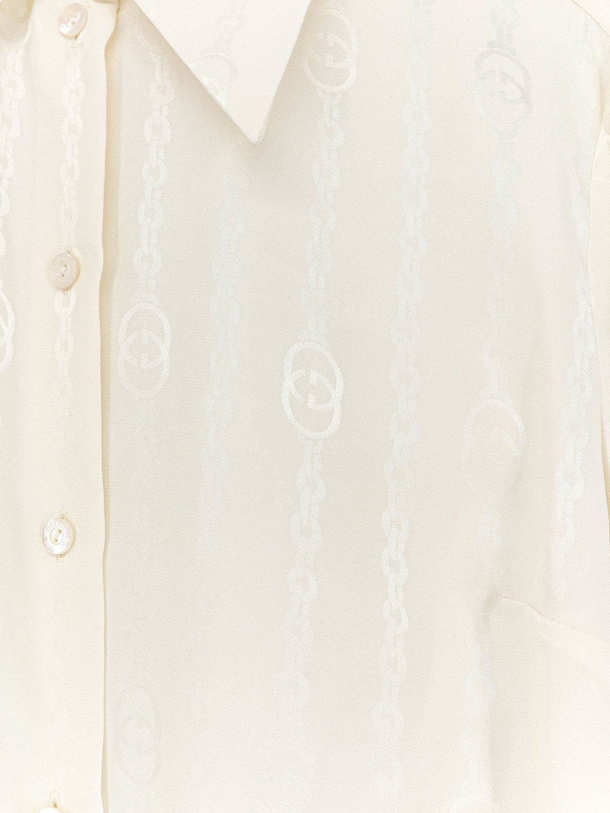 Silk shirt with iconic print 3