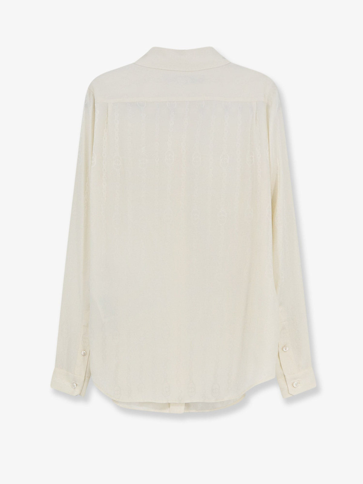 Silk shirt with iconic print 2