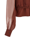 Silk sleeves blouse 4