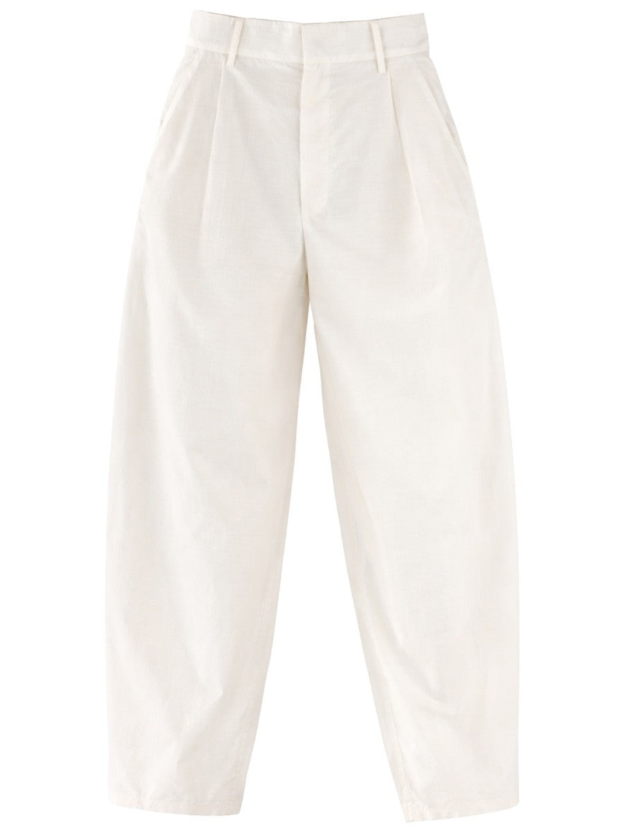 SILK TAILORED PANTS