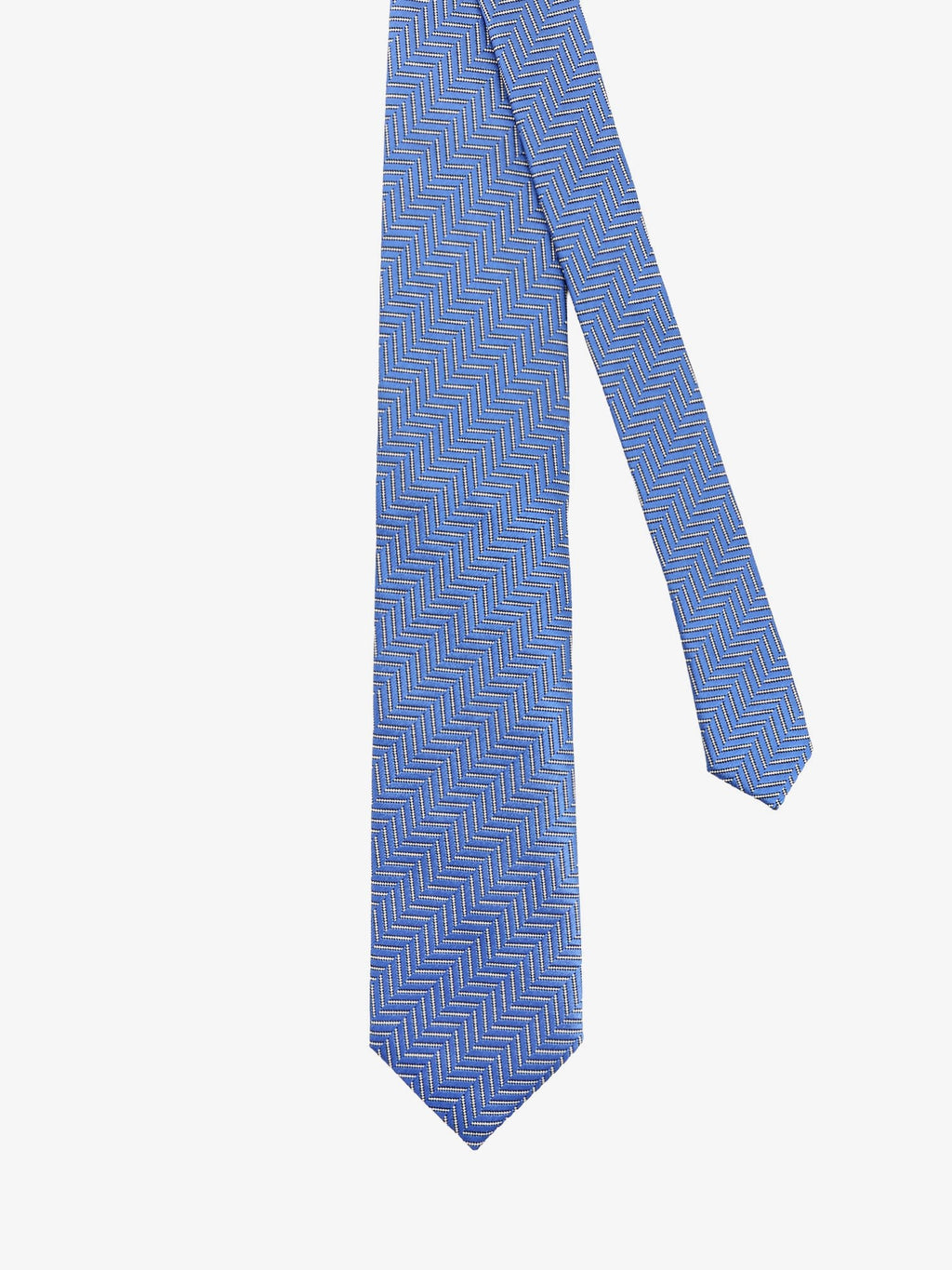 Silk tie with geometric pattern 2