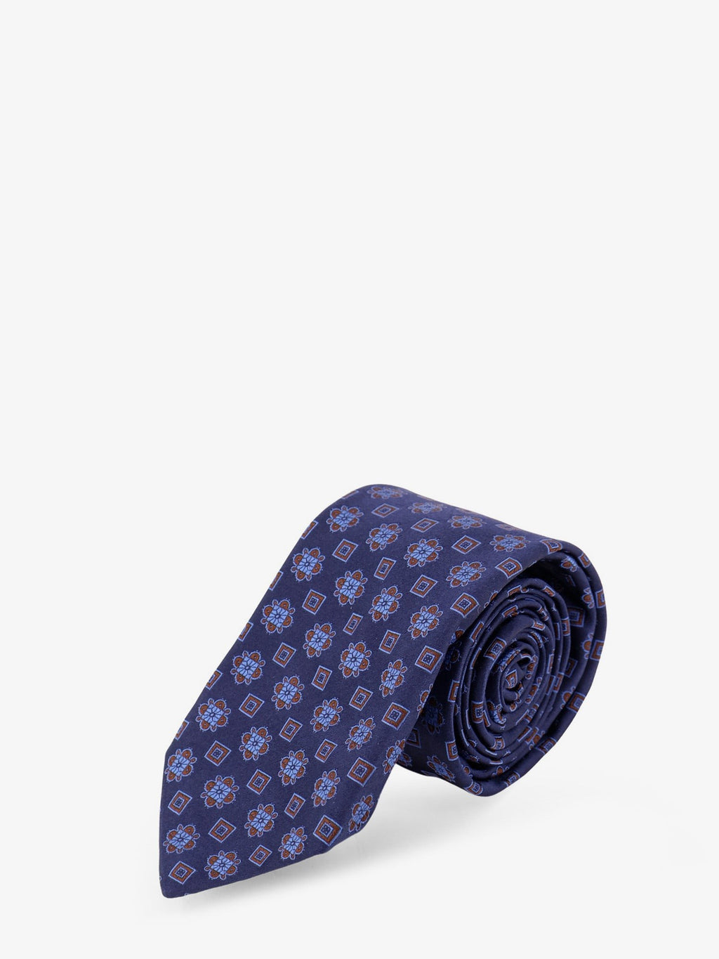 Silk tie with micro-pattern