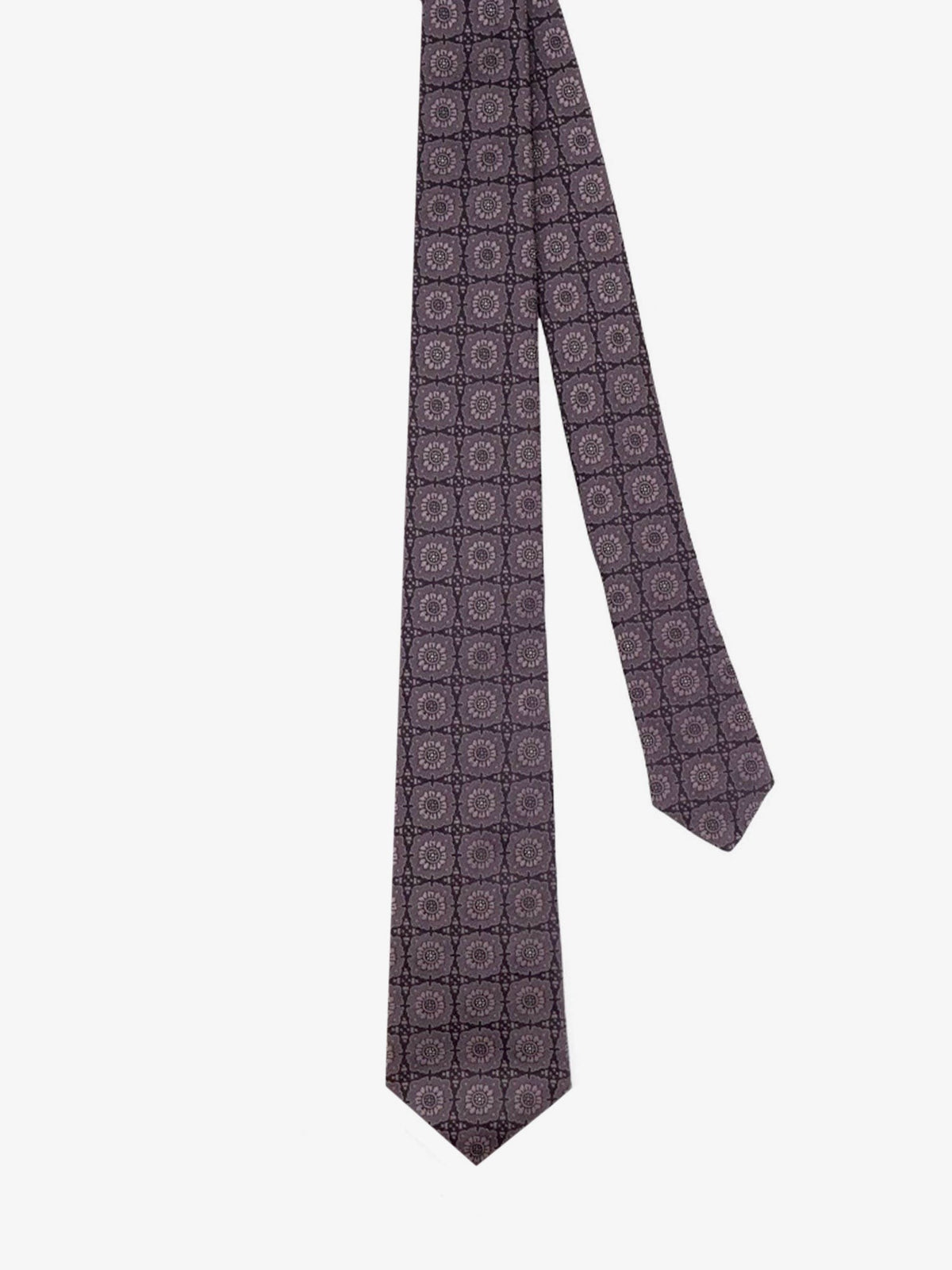 Silk tie with micro-pattern 2