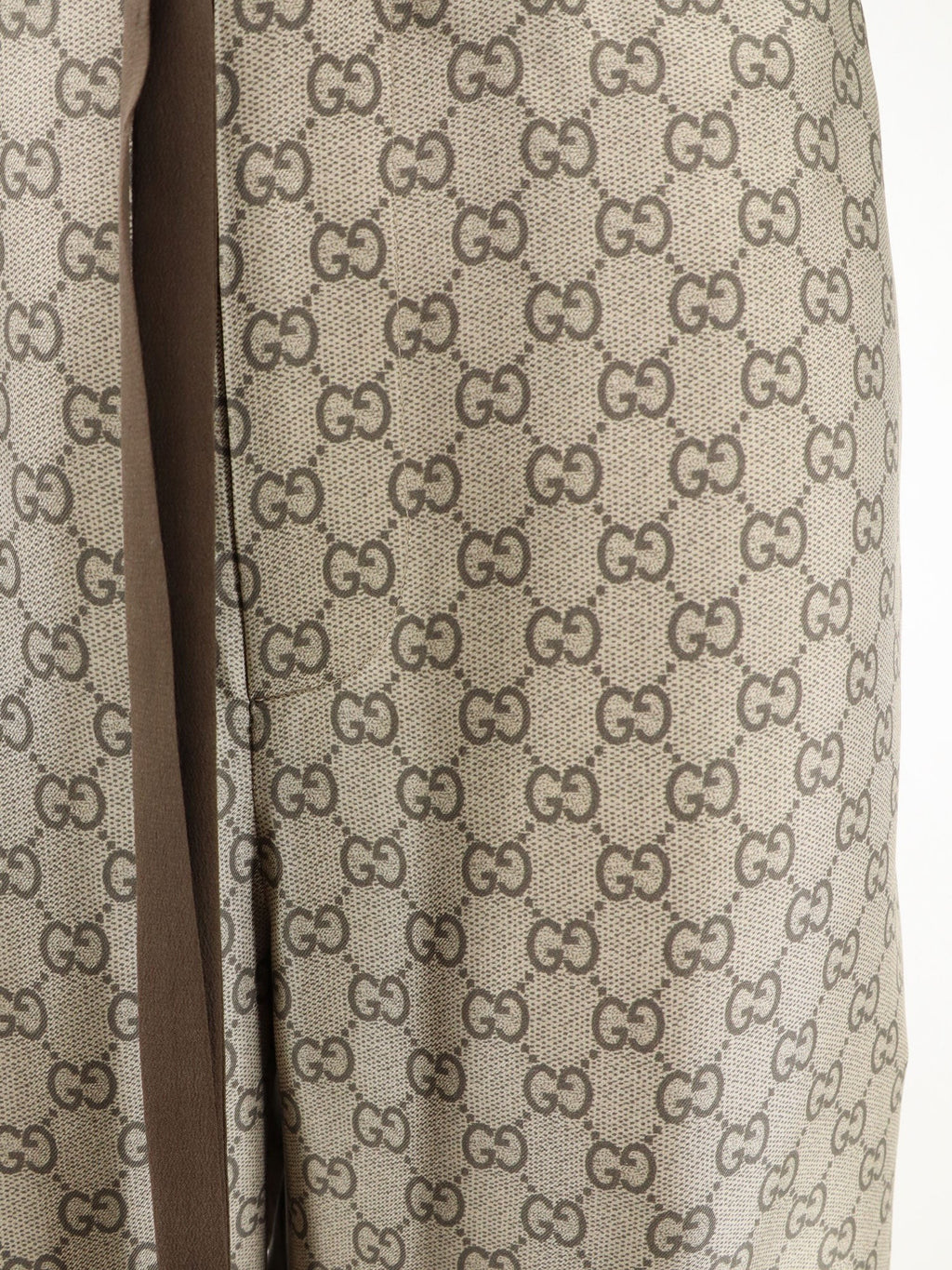 Silk trousers with all-over GG motif 3