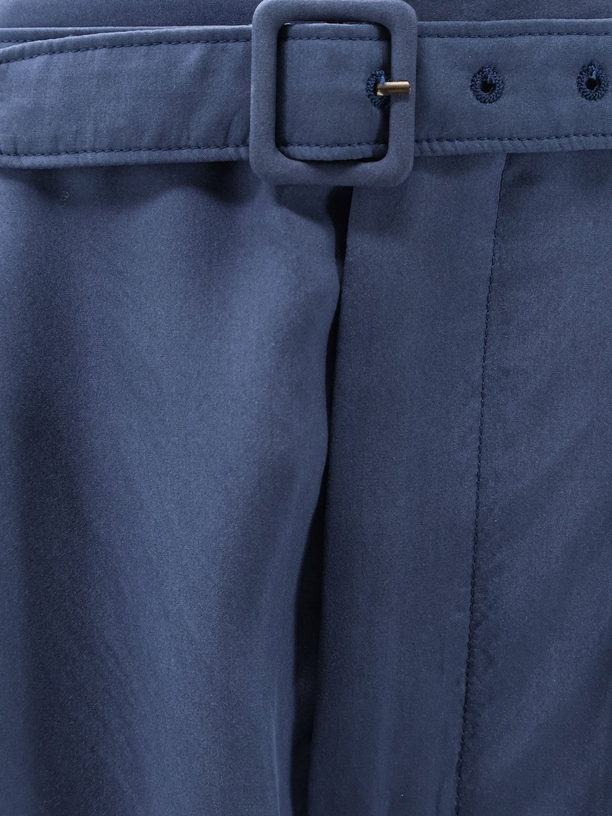 Silk trousers with belt 5