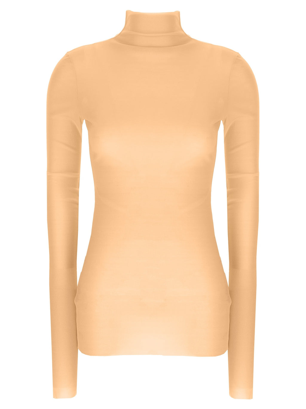 Silk turtleneck top