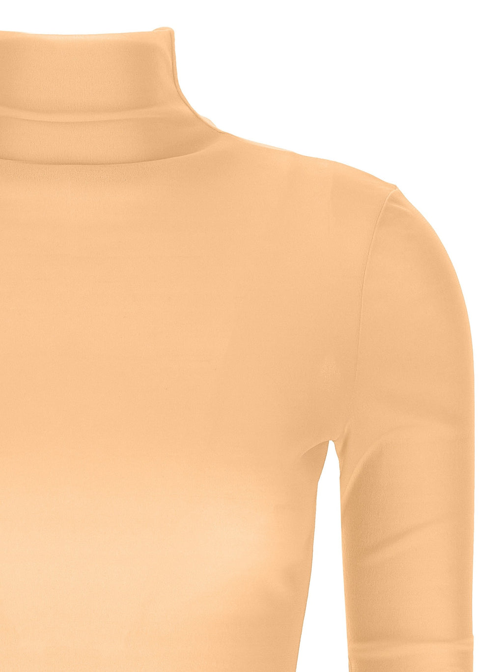 Silk turtleneck top 3