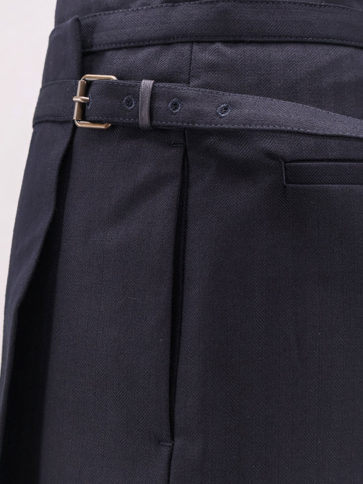 Sim pleated wool midi skirt 3