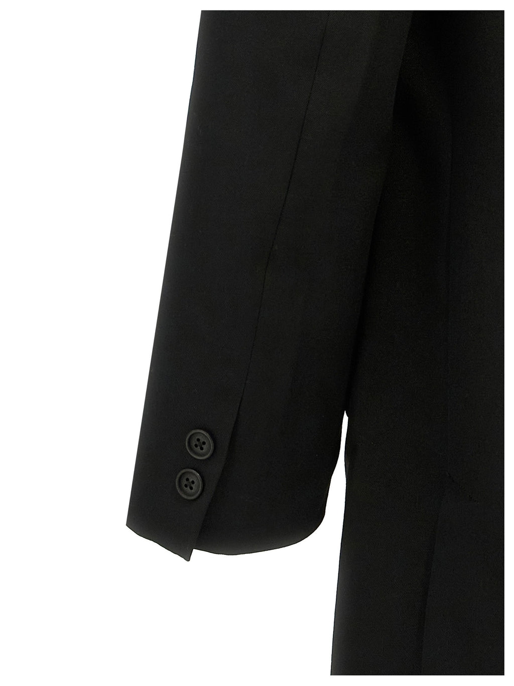 Single-breasted blazer with strap detail 4