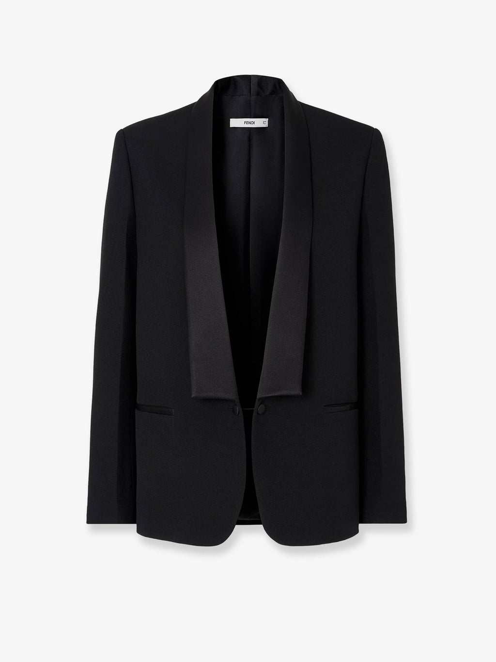 Single-breasted virginn wool blazer