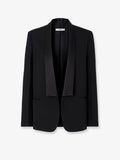 Single-breasted virginn wool blazer
